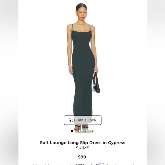 SKIMS Dresses & Skirts - SKIMS SOFT LOUNGE SLIP Dress - CYPRESS Green